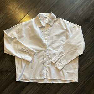 Breezy Shirt White by Djerf Avenue